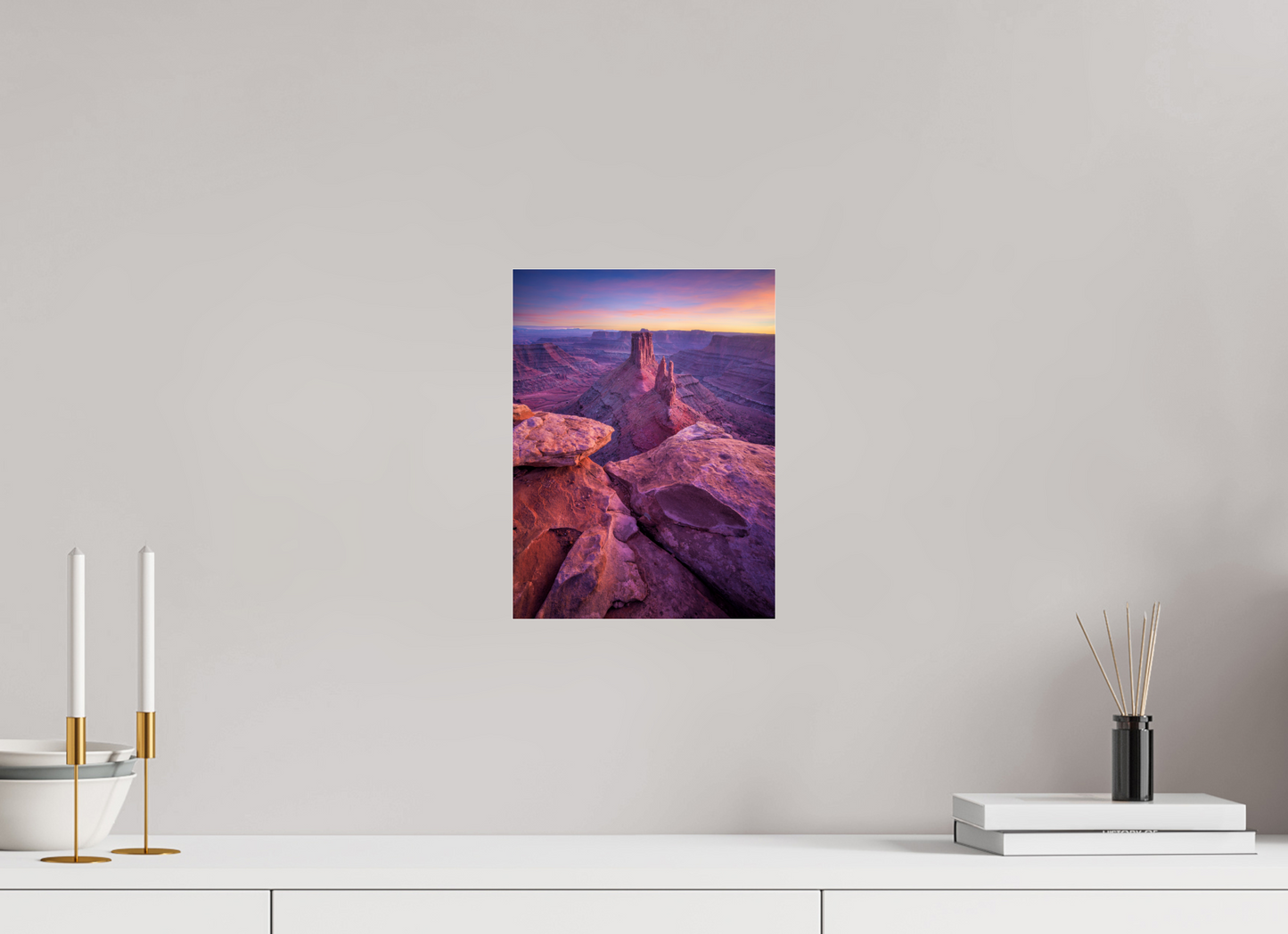 9 x 12″, Photo Print Under Acrylic Glass Ciggy Shelf